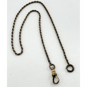 DB & Co Estate Gold Filled Watch Fob Chain